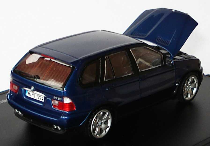 Foto 1:43 BMW X5 4.4i blau-met. Der neue BMW X5 - Sondermodellfür die Vertriebsregion Deutschland Werbemodell Minichamps 80420009861