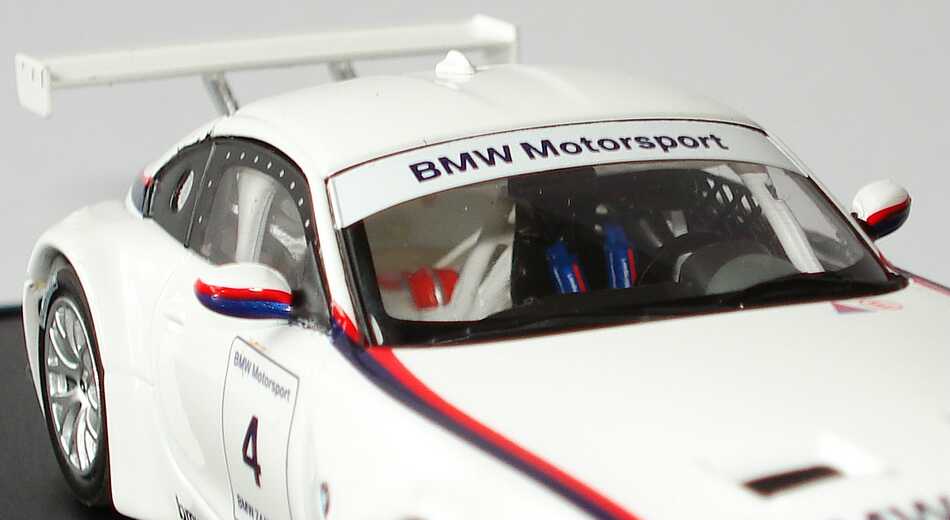 Foto 1:43 BMW Z4 M Coupé M-Sport Racing-Version Nr.4 Werbemodell Minichamps 80420434439