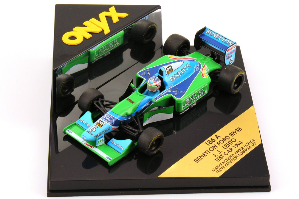 Foto 1:43 Benetton Ford B193B Formel 1 1994 Nr.6, J. J. Lehto - Test Car Onyx 186A