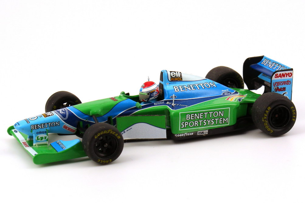 Foto 1:43 Benetton Ford B193B Formel 1 1994 Nr.6, Jos Verstappen - Test Car Onyx 186B