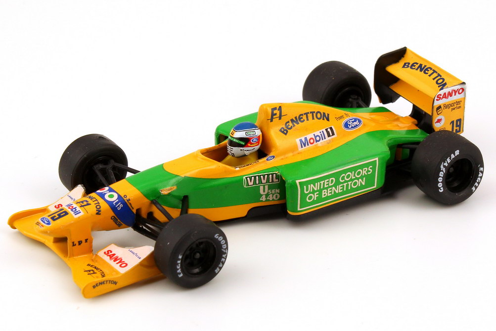 Foto 1:43 Benetton Ford B192 Formel 1 1992 Nr.19, Michael Schumacher Onyx 143