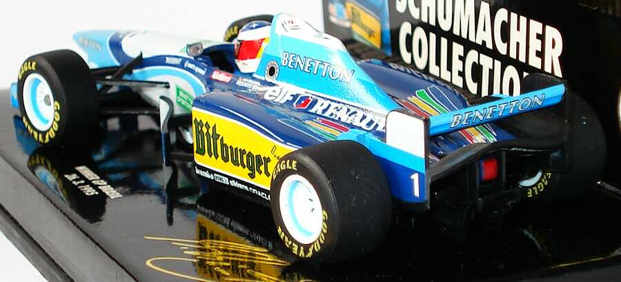 Foto 1:43 Benetton Renault B 195 Nr.1, Michael Schumacher (Sieger Brasilien 1995) Paul´s Model Art 510954301