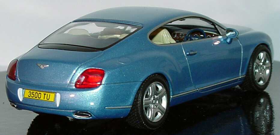 Foto 1:43 Bentley Continental GT silverlake-met. Werbemodell Minichamps BL314