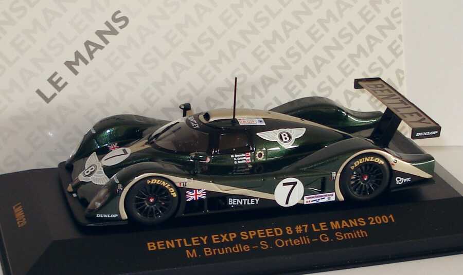 Foto 1:43 Bentley EXP Speed 8 Le Mans 2001 Nr.7, Brundle/Ortelli/Smith Ixo LMM029