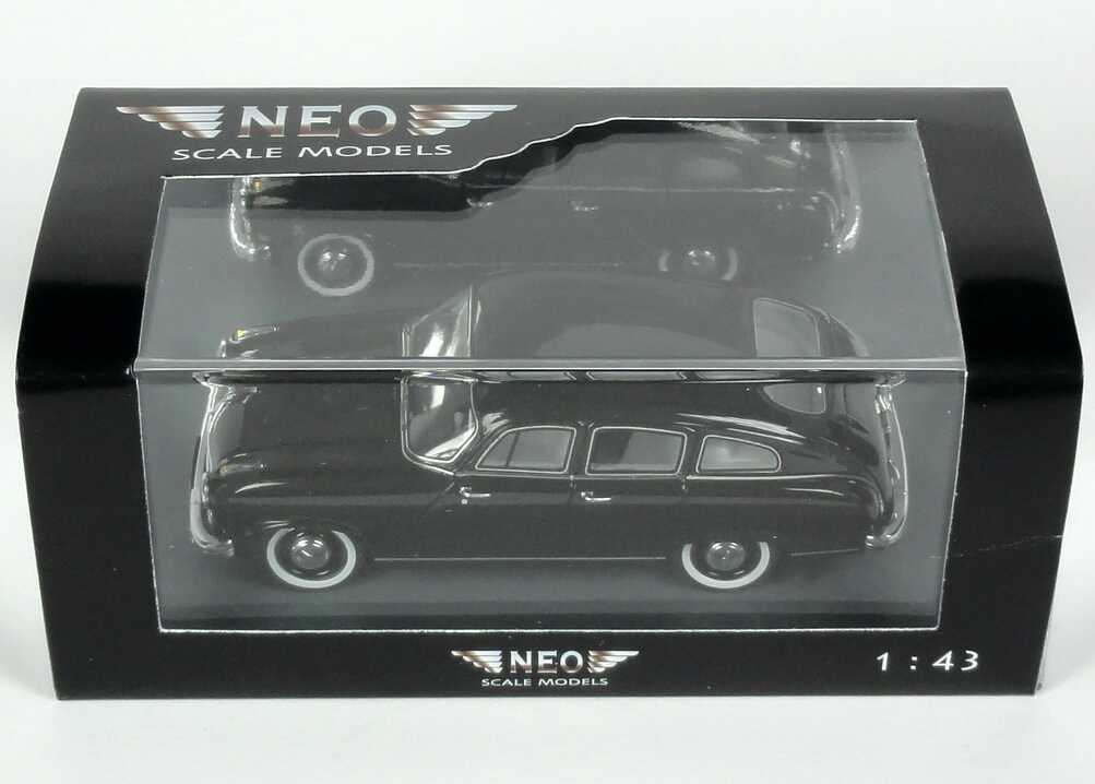 Foto 1:43 Borgward Hansa 2400 Schrägheck (1955) schwarz NEO Scale Models 43451