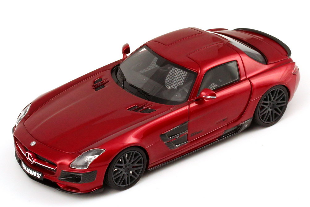 Foto 1:43 Brabus 700 Biturbo (Basis Mercedes-Benz SLS AMG (C197)) rot-met. Schuco Pro.R4308829