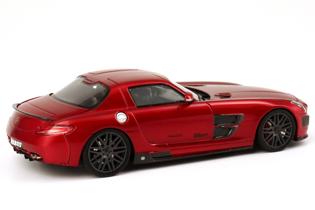 Foto 1:43 Brabus 700 Biturbo (Basis Mercedes-Benz SLS AMG (C197)) rot-met. Schuco Pro.R4308829