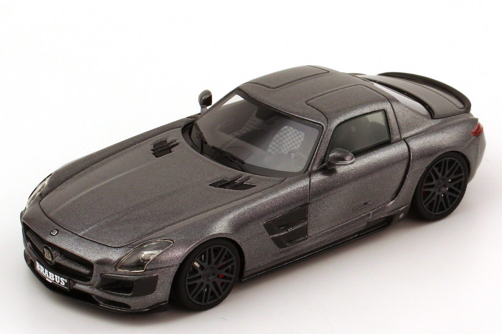 Foto 1:43 Brabus 700 Biturbo Basis Mercedes-Benz SLS AMG C197 grau-met. - 1 of 300 pcs - Schuco ProR430883090819743