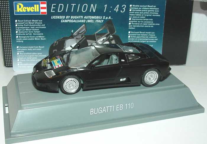 Foto 1:43 Bugatti EB 110 schwarz Revell 1994 (Messemodell, Limited Edition) Revell 08505