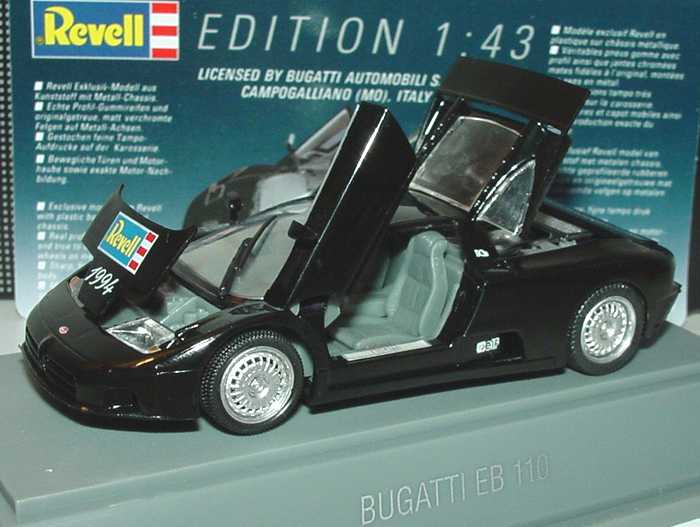 Foto 1:43 Bugatti EB 110 schwarz Revell 1994 (Messemodell, Limited Edition) Revell 08505