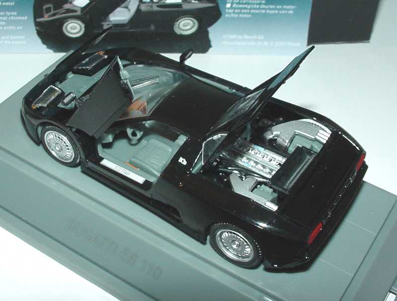 Foto 1:43 Bugatti EB 110 schwarz Revell 1994 (Messemodell, Limited Edition) Revell 08505