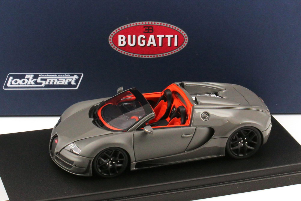 Foto 1:43 Bugatti Veyron 16.4 Grand Sport Vitesse jet-grau/jet-grau-matt Looksmart LS396A