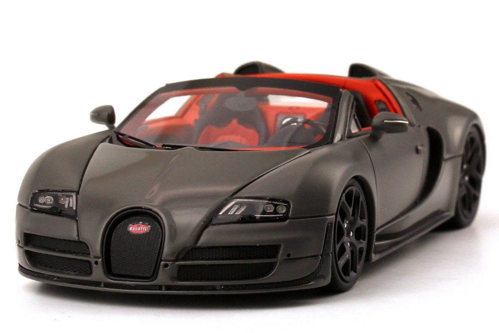 Foto 1:43 Bugatti Veyron 16.4 Grand Sport Vitesse jet-grau/jet-grau-matt Looksmart LS396A