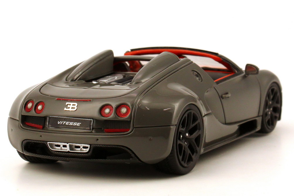 Foto 1:43 Bugatti Veyron 16.4 Grand Sport Vitesse jet-grau/jet-grau-matt Looksmart LS396A