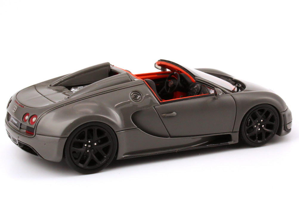 Foto 1:43 Bugatti Veyron 16.4 Grand Sport Vitesse jet-grau/jet-grau-matt Looksmart LS396A
