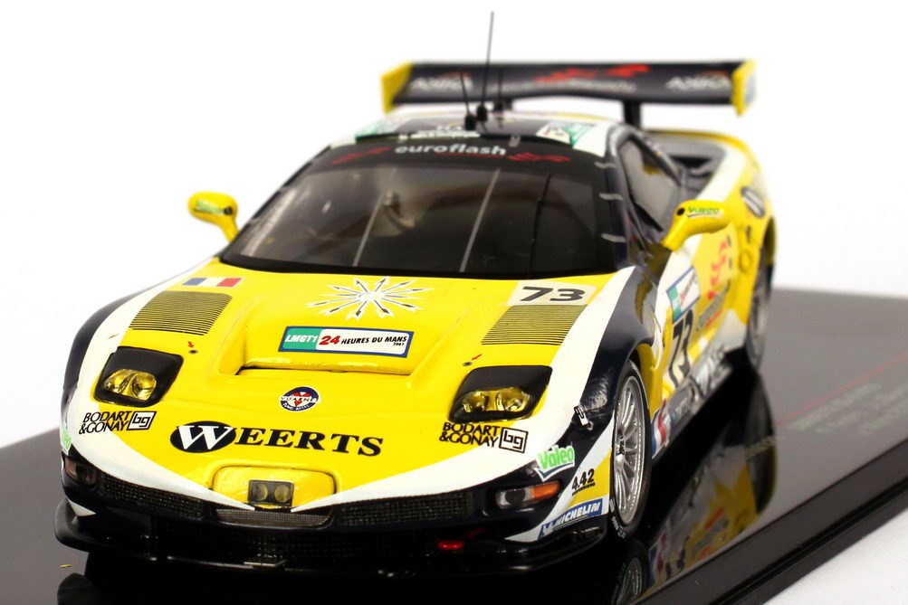 Foto 1:43 Chevrolet Corvette C5-R 24h von Le Mans 2007 euroflash Nr.73, Andre / Blanchemain / Vosse Ixo LMM128