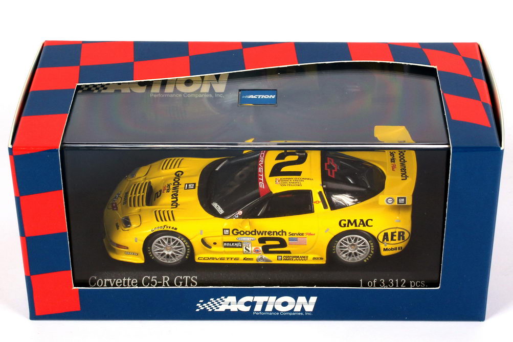 Foto 1:43 Chevrolet Corvette C5-R GTS Daytona 24h 2001 Goodwrench Nr.2, Fellows / Kneifel / Freon * O´Connell (Siegerfahrzeug) Action Performance AC4011402
