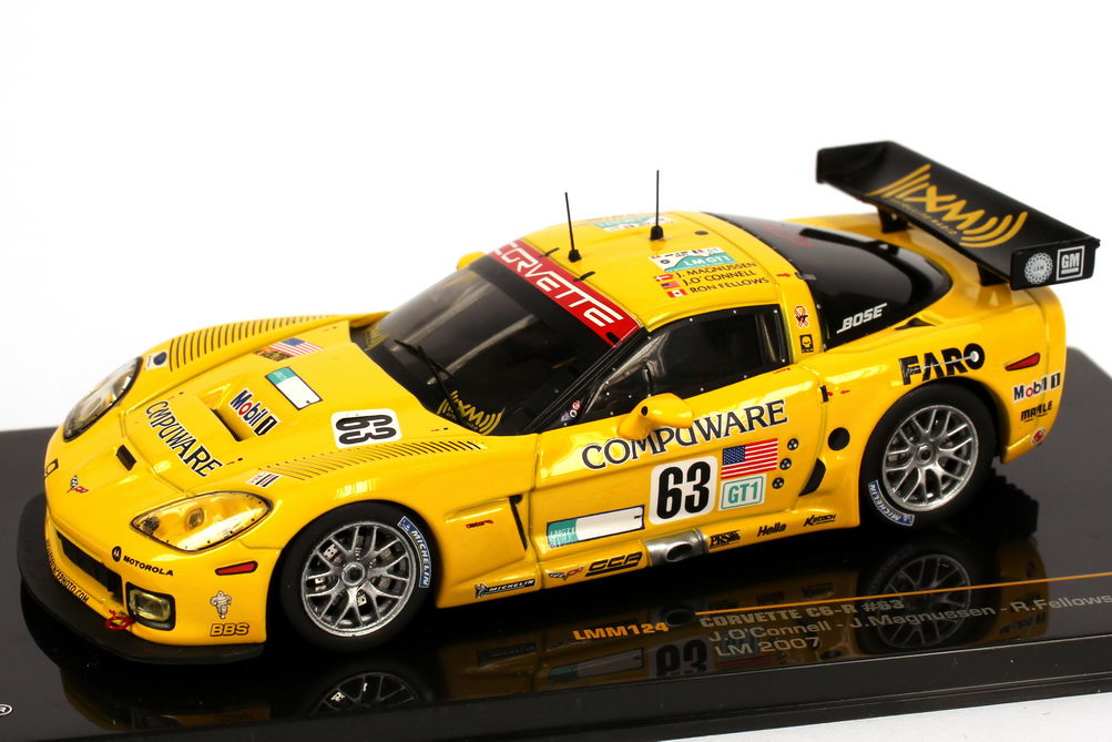 Foto 1:43 Chevrolet Corvette C6-R 24h von Le Mans 2007 Compuware Nr.63, O´Conell / Magnussen / Fellows Ixo LMM124