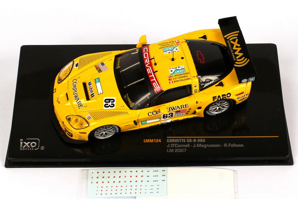 Foto 1:43 Chevrolet Corvette C6-R 24h von Le Mans 2007 Compuware Nr.63, O´Conell / Magnussen / Fellows Ixo LMM124