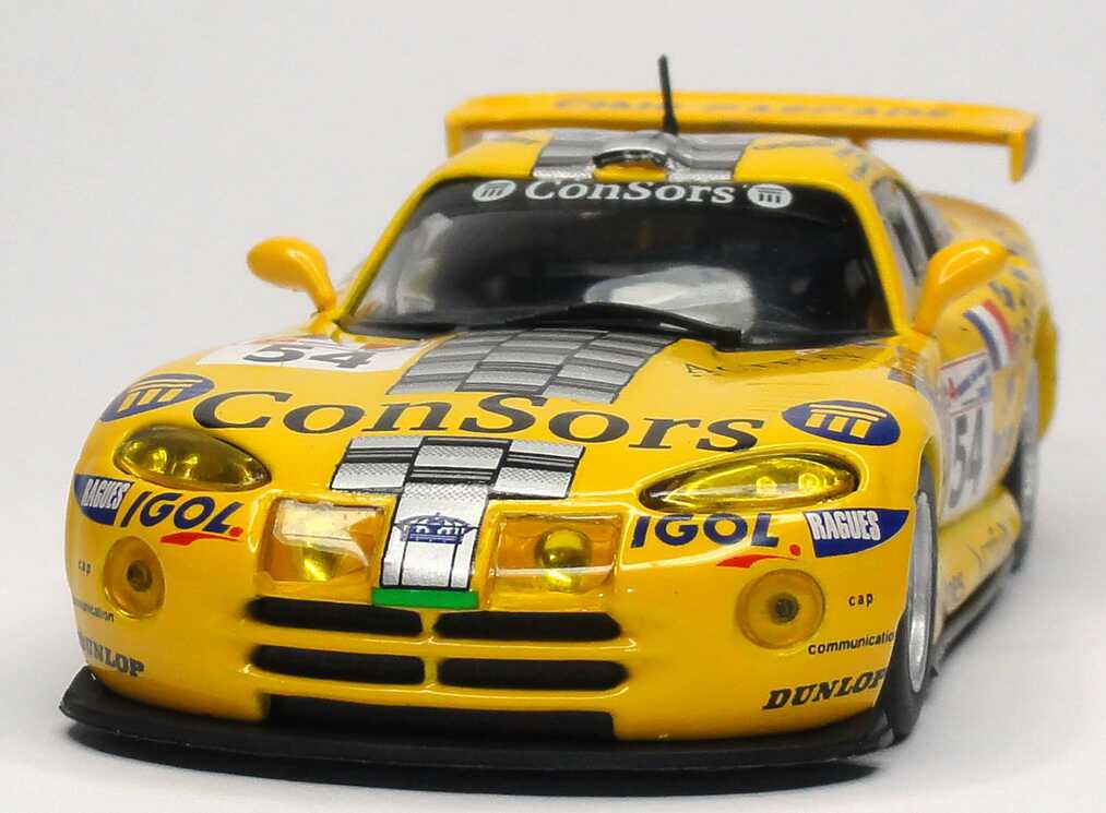 Foto 1:43 Chrysler Viper GTS-R 24h von Le Mans 2000 Paul-Belmondo-Racing, ConSors Nr.54, Lagniez / Martinolle / Derichebourg Ixo
