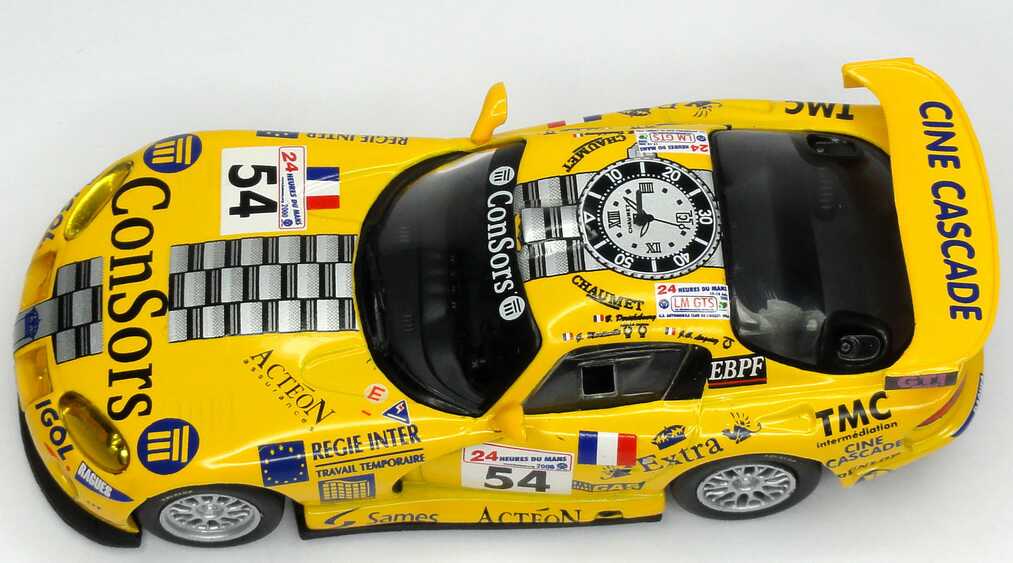 Foto 1:43 Chrysler Viper GTS-R 24h von Le Mans 2000 Paul-Belmondo-Racing, ConSors Nr.54, Lagniez / Martinolle / Derichebourg Ixo
