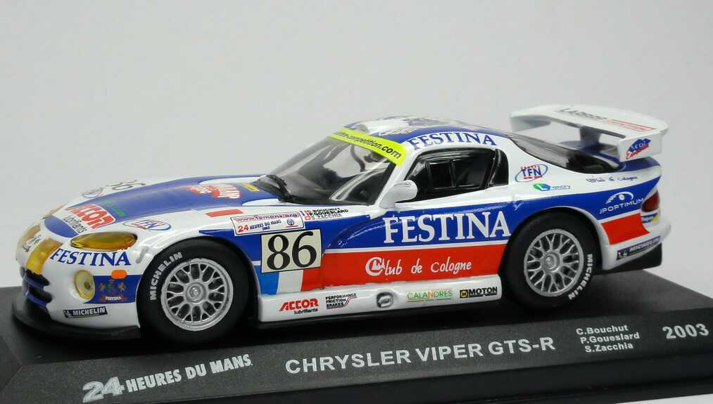 Foto 1:43 Chrysler Viper GTS-R 24h von Le Mans 2003 Larbre-Competition, Festina Nr.86, Bouchut / Gouesiard / Zacchia Ixo