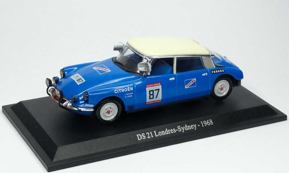 Foto 1:43 Citroen DS 21 Rallye Londres-Sydney 1968 Nr.87, Bianchi / Ogier Universal Hobbies