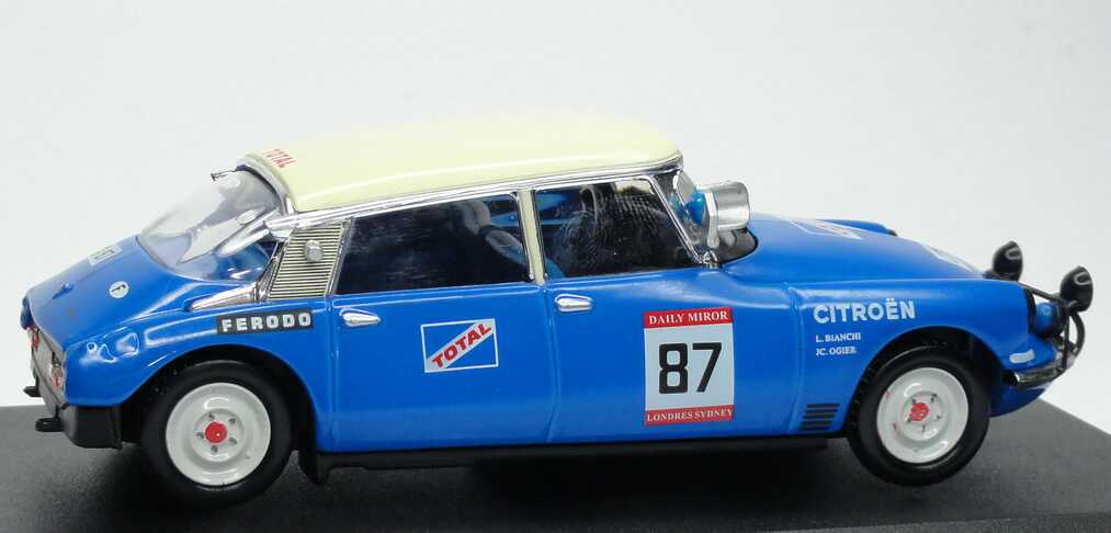 Foto 1:43 Citroen DS 21 Rallye Londres-Sydney 1968 Nr.87, Bianchi / Ogier Universal Hobbies