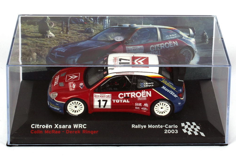 Foto 1:43 Citroen Xsara WRC Rally Monte-Carlo 2003 Total Nr.17, Colin McRae / Derek Ringer Ixo