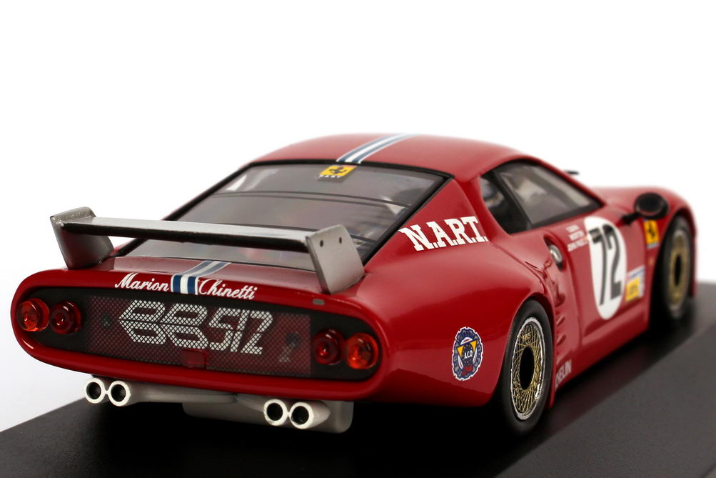 Foto 1:43 Ferrari 512BB Le Mans 24h von Le Mans 1982 N.A.R.T Nr.72, Cudini / Morton / Paul Ixo FER016
