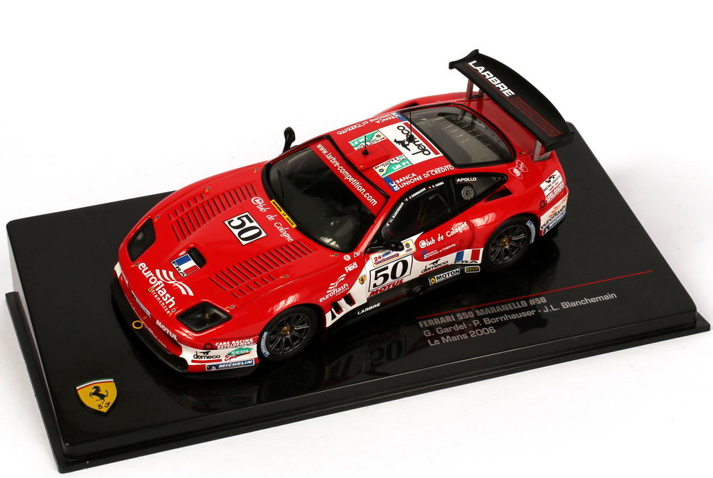 Foto 1:43 Ferrari 550 GTS 24h von Le Mans 2006 Larbre Competition Nr.50, Gardel / Bornhauser / Blanchemain Ixo FER070