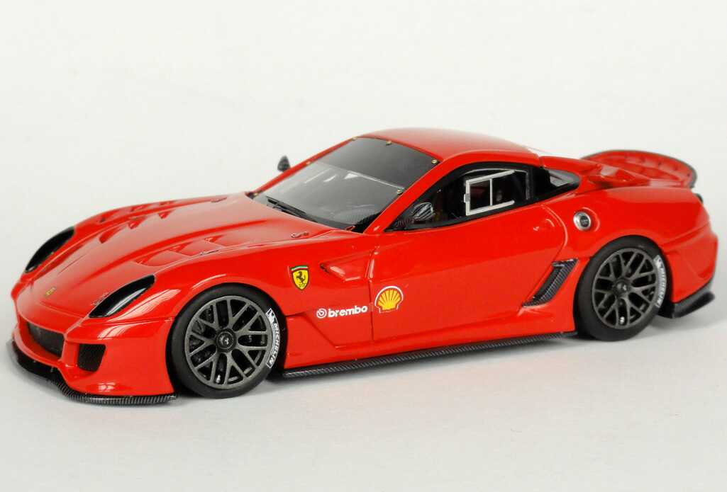 Foto 1:43 Ferrari 599XX rot Nurburgring Record Lap Time - Rundenrekord Nürburgring Looksmart LS368O