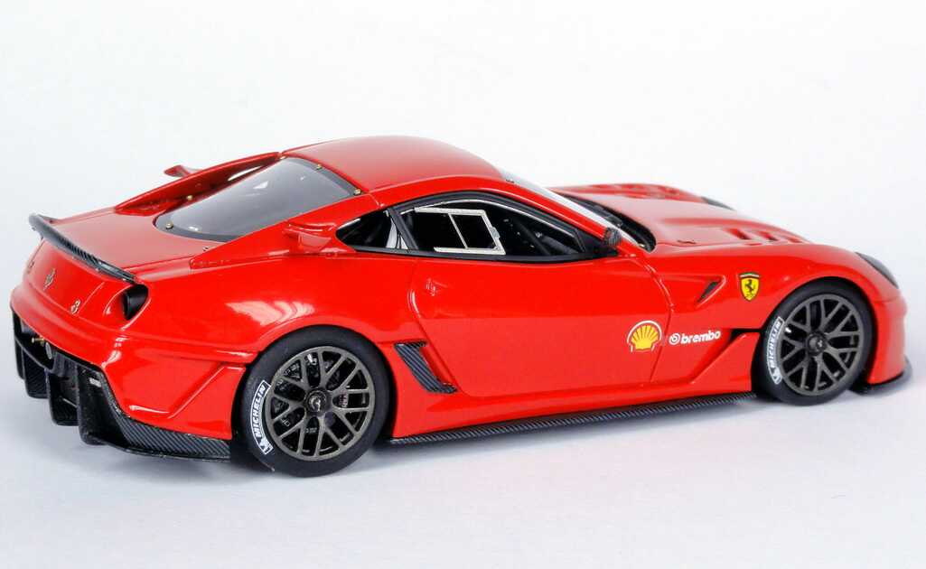 Foto 1:43 Ferrari 599XX rot Nurburgring Record Lap Time - Rundenrekord Nürburgring Looksmart LS368O