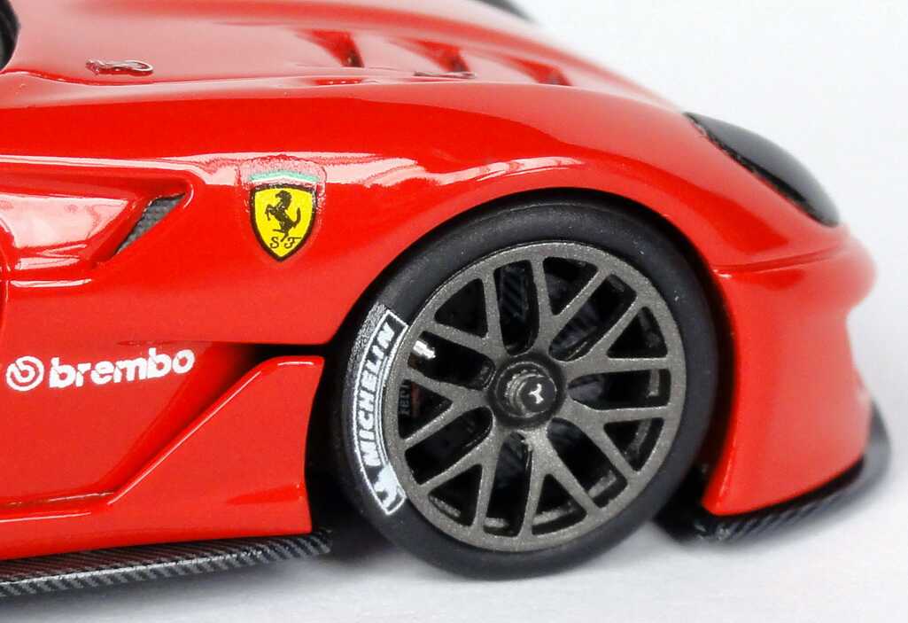 Foto 1:43 Ferrari 599XX rot Nurburgring Record Lap Time - Rundenrekord Nürburgring Looksmart LS368O