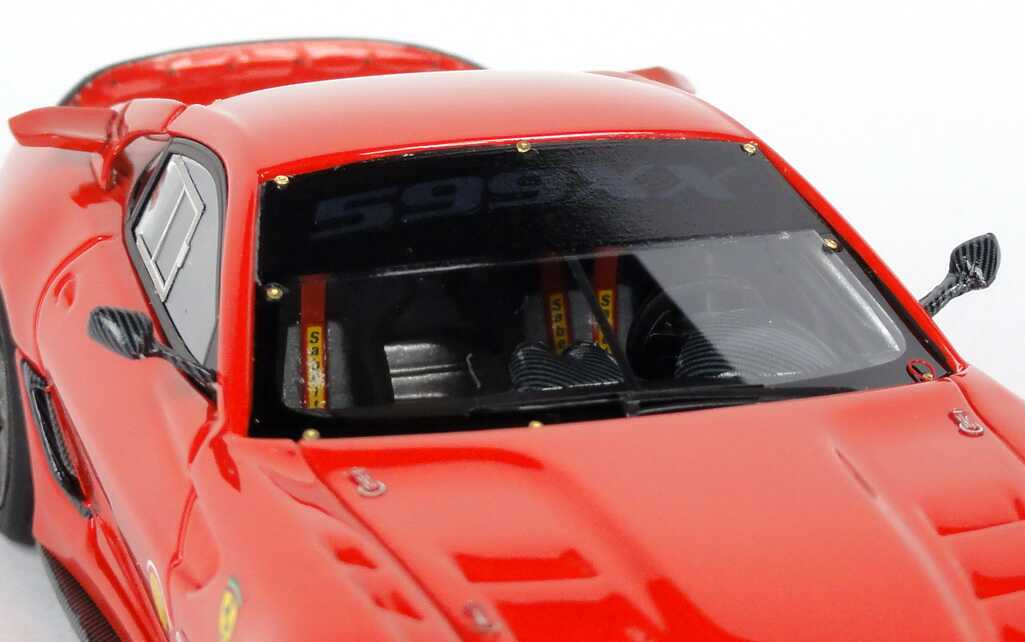 Foto 1:43 Ferrari 599XX rot Nurburgring Record Lap Time - Rundenrekord Nürburgring Looksmart LS368O