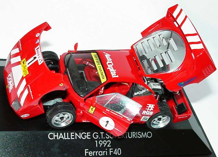Foto 1:43 Ferrari F40 Challenge G.T. Super Turismo 1992 Nr.1, R. Parasiliti herpa 180556