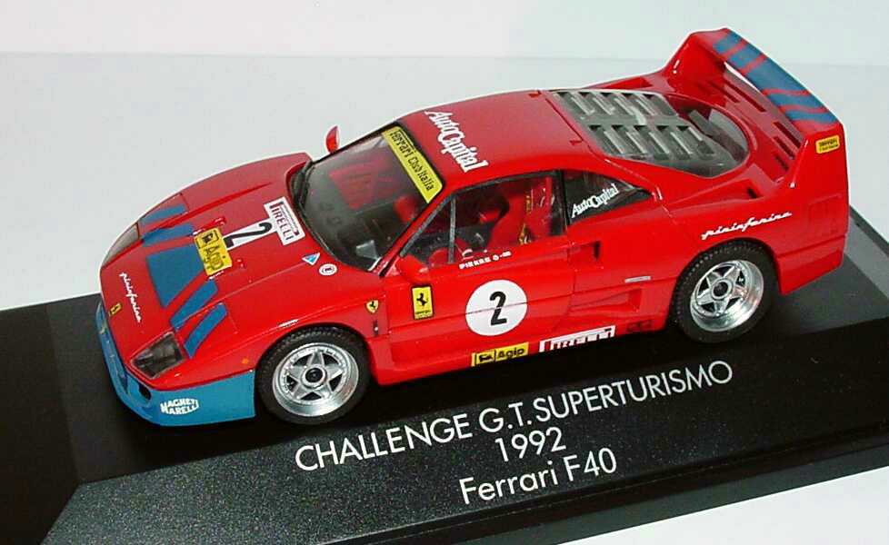 Foto 1:43 Ferrari F40 Challenge G.T. Super Turismo 1992 Nr.2, Pierre O herpa 180573