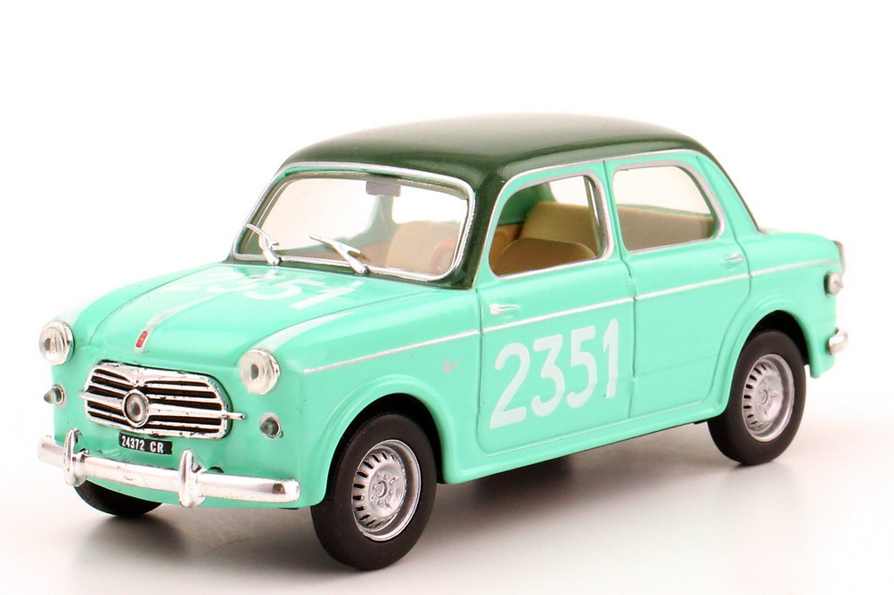 Foto 1:43 Fiat 1100-103 TV Mille-Miglia 1957 Nr.2351 Metro Hachette-Collection
