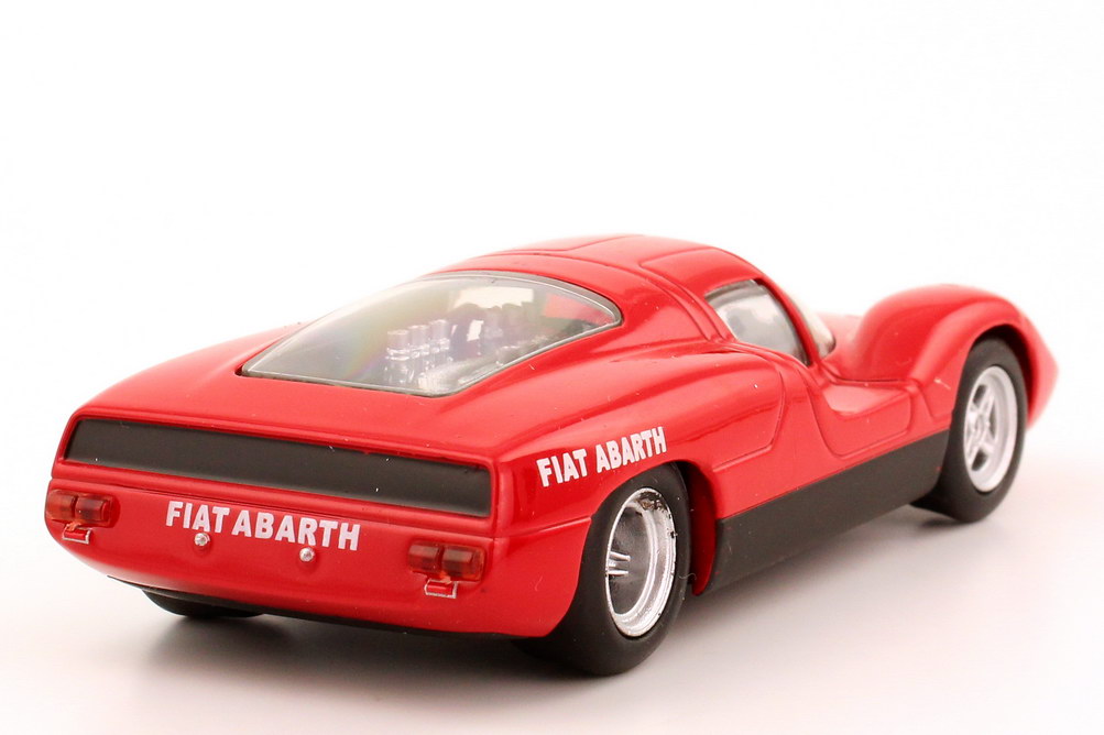 Foto 1:43 Fiat Abarth T140 6000 cc Prototyp (1967) rot Metro Hachette-Collection