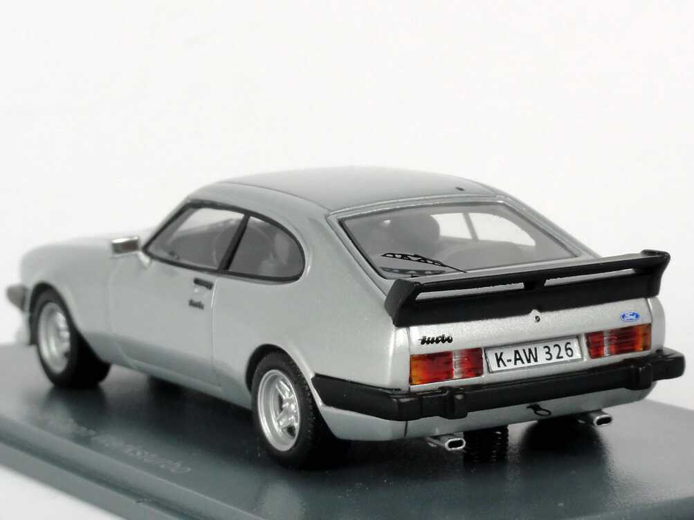 Foto 1:43 Ford Capri Mk III Werksturbo silber-met. NEO Scale Models 43326