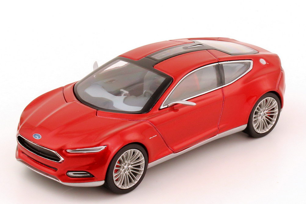 Foto 1:43 Ford Evos Concept red-hot-chilli-met. IAA 2011 Werbemodell Norev 35020802