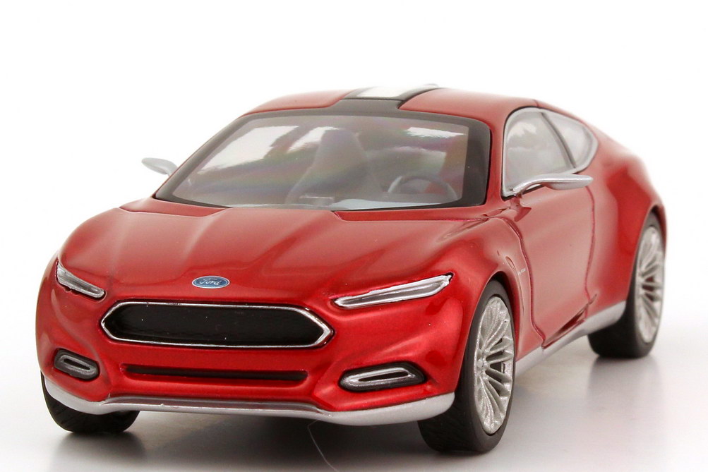 Foto 1:43 Ford Evos Concept red-hot-chilli-met. IAA 2011 Werbemodell Norev 35020802