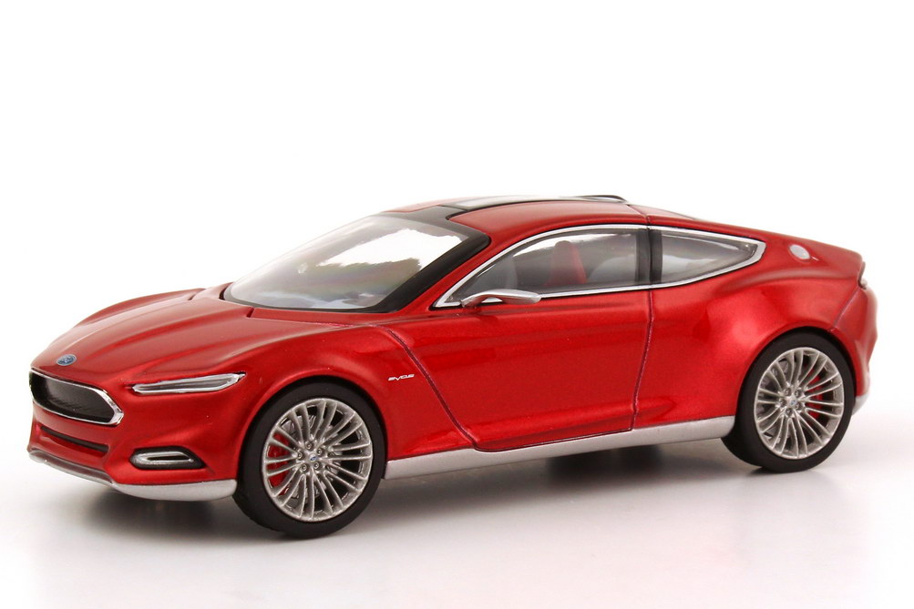 Foto 1:43 Ford Evos Concept red-hot-chilli-met. IAA 2011 Werbemodell Norev 35020802