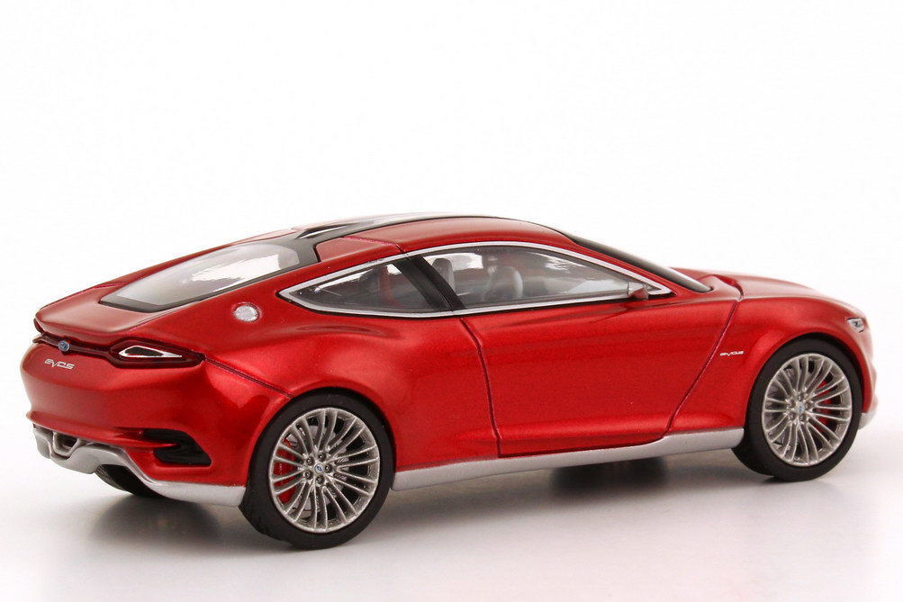 Foto 1:43 Ford Evos Concept red-hot-chilli-met. IAA 2011 Werbemodell Norev 35020802