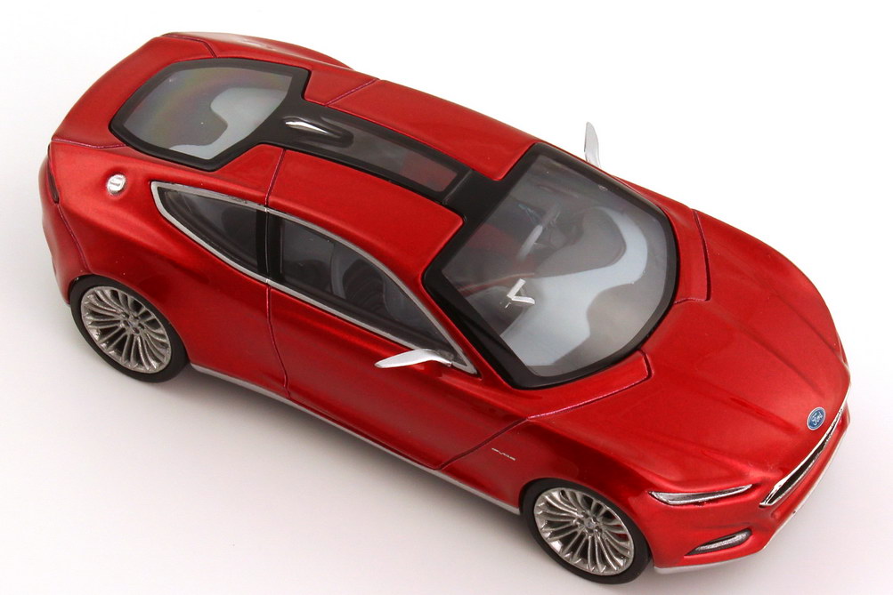 Foto 1:43 Ford Evos Concept red-hot-chilli-met. IAA 2011 Werbemodell Norev 35020802