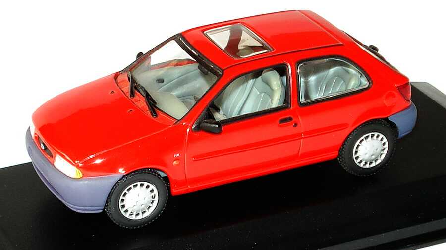 Foto 1:43 Ford Fiesta Fun 3türig (1995) rot Minichamps 430085002