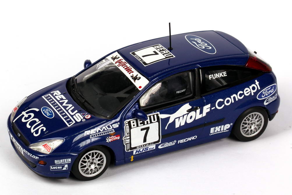Foto 1:43 Ford Focus DTC 1999 Wolf-Racing Nr.7, Michael Funke Werbemodell Minichamps