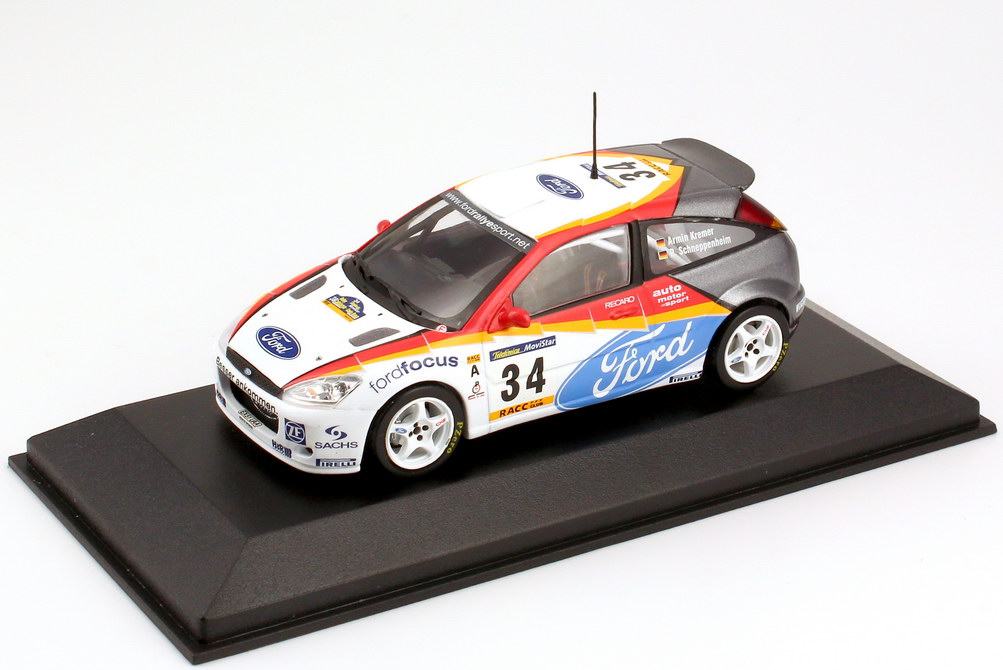 Foto 1:43 Ford Focus RS Rally Catalunya 2002 Nr.34, Armin Kremer / Dieter Schneppenheim Minichamps 430028934