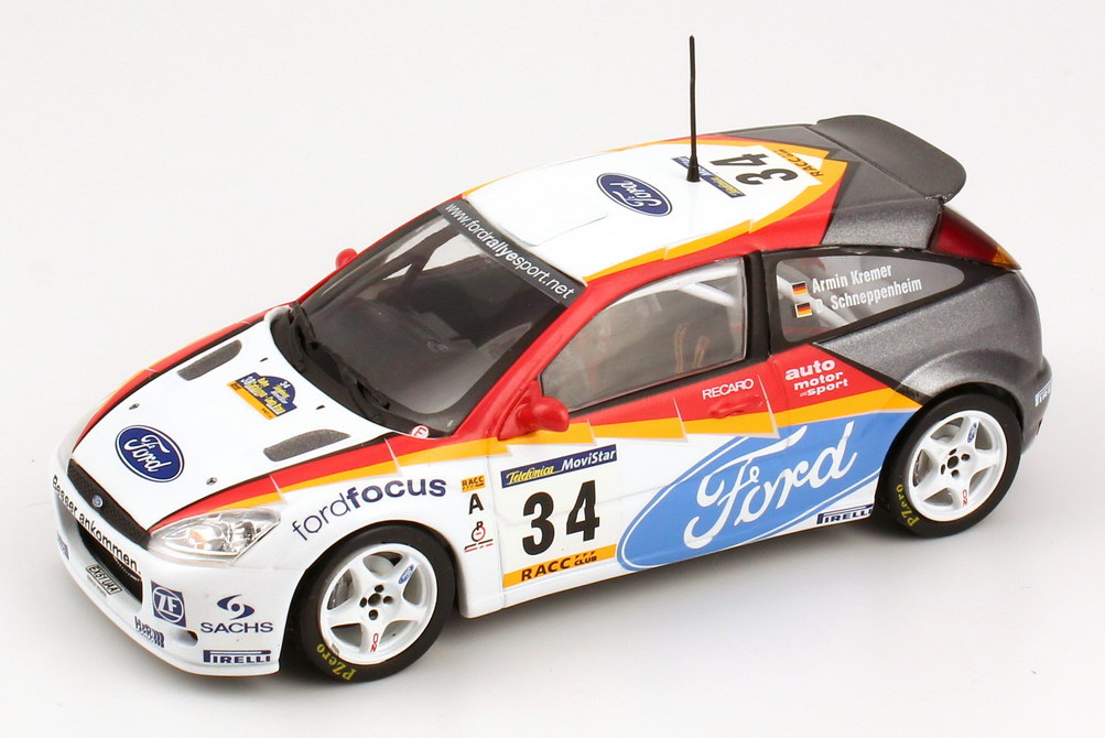 Foto 1:43 Ford Focus RS Rally Catalunya 2002 Nr.34, Armin Kremer / Dieter Schneppenheim Minichamps 430028934
