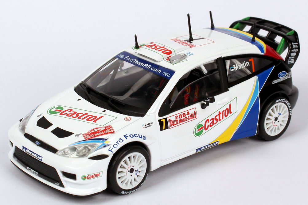 Foto 1:43 Ford Focus WRC Rally Monte Carlo 2004 Castrol Nr.7, Märtin / Park Solido 1593